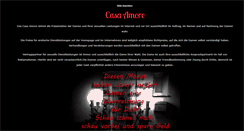 Desktop Screenshot of club-casa-amore.de